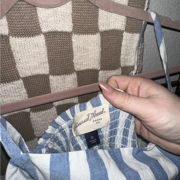Universal Thread Blue and White Striped Casual dress size‎ xl - Picture 3 of 4
